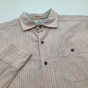 Tommy Bahama Jeans Island Crafted Mens LS Button Up Shirt‎ Orange Size M.